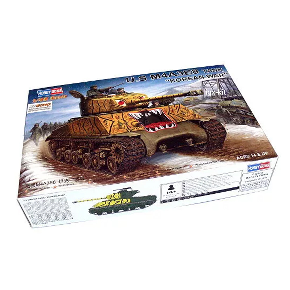 Model Kit Hobby - HobbyBoss 84804, Tanque M4A3E8 de la