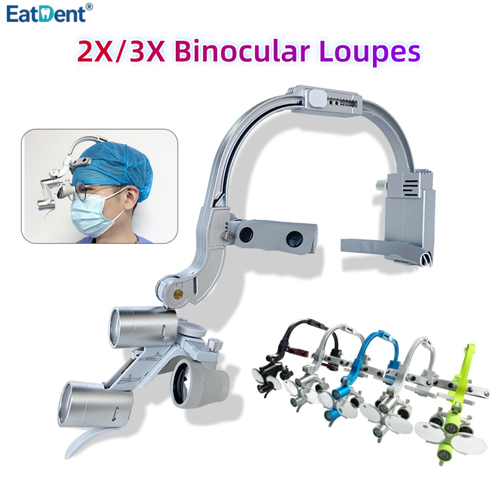 Magnifier With Light - Lupas Binoculares Dentales LED 2.5X/3.5X con