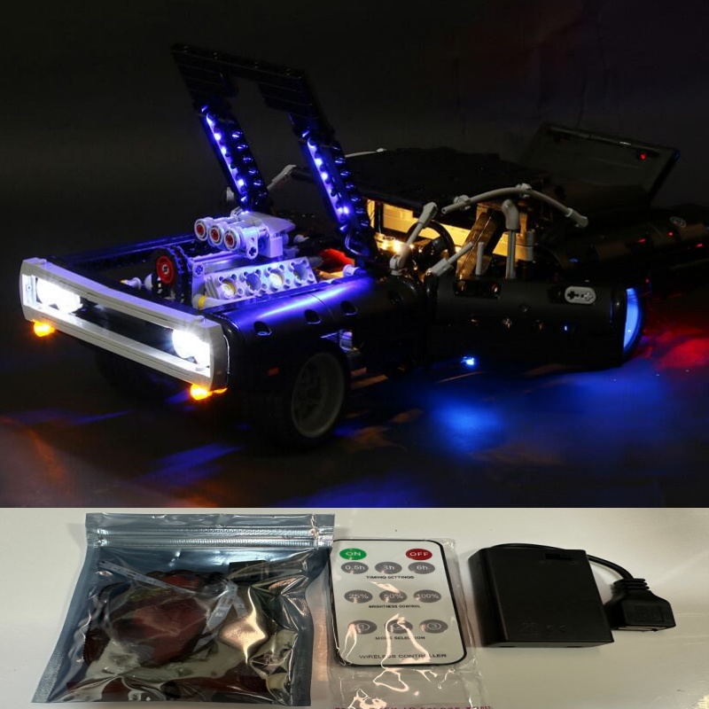 Model Kit Dodge Charger - Kit de luces LED adecuado para
