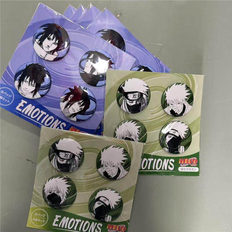 Model Kit Naruto - Set de Pins Metálicos Conmemorativos del