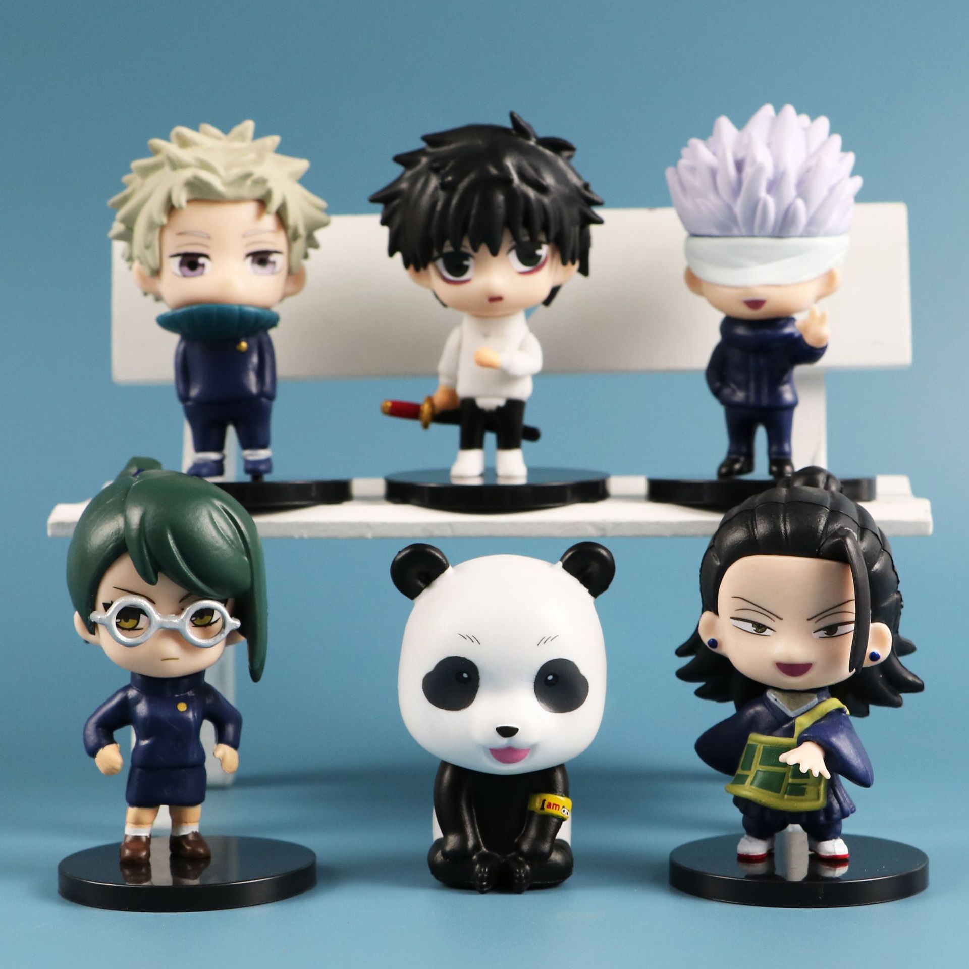 Model Kit Jujutsu Kaisen - 6 unids/set dibujos animados Jujutsu Kaisen