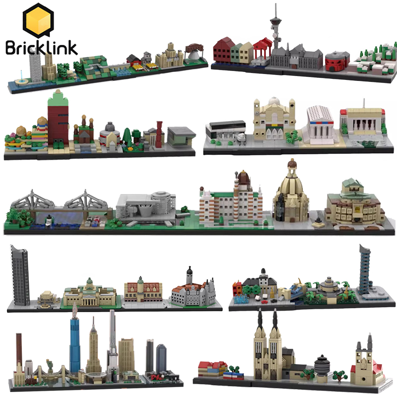Lego Set Creator - Bricklink-MOC City Skyline Architecture Sets, Maldivas,
