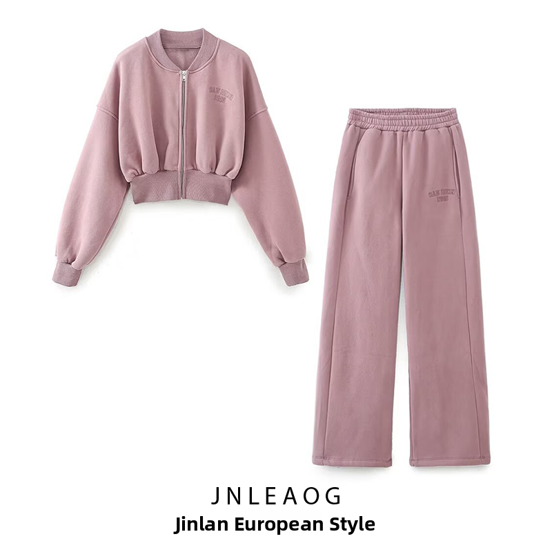 Wash Effect Set - JNLEAOG Conjunto Deportivo Casual de Dos