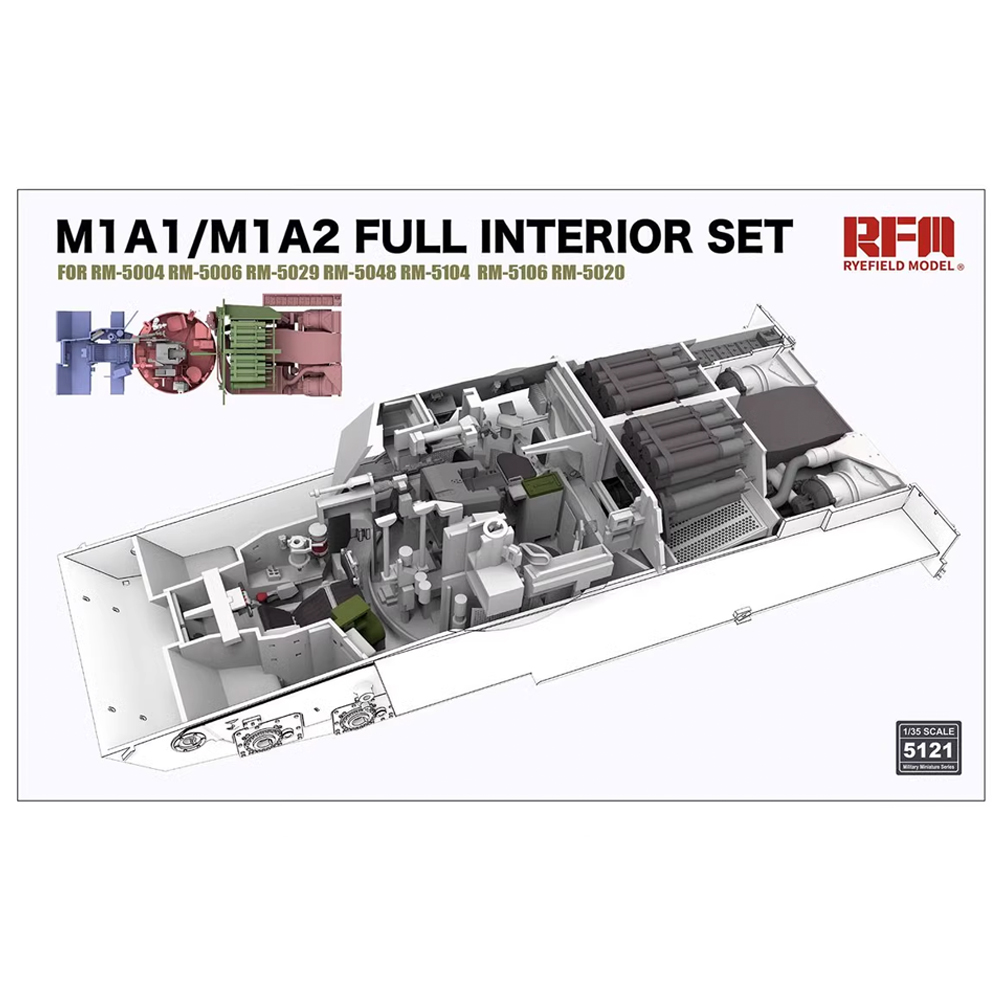 Model Kit Hobby - Rye Field 5121 Escala 1/35 Tanque