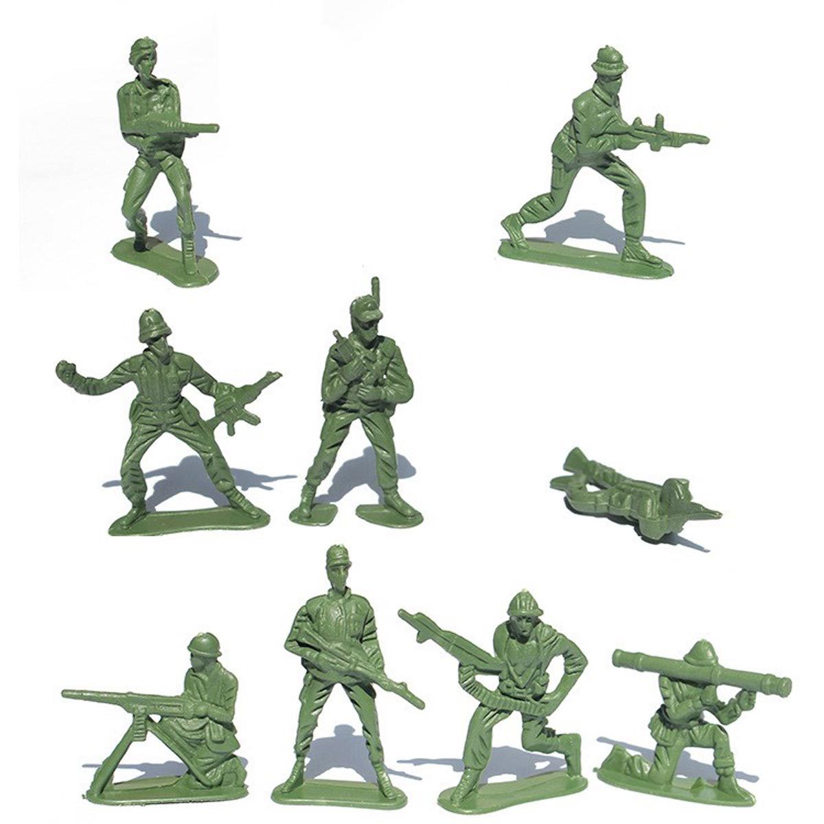 Model Kit Figures - Juego de 21 Figuras de Soldados