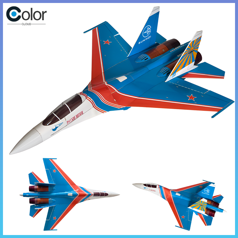 Model Kit Jet - Su-27 Avión de Combate RC con