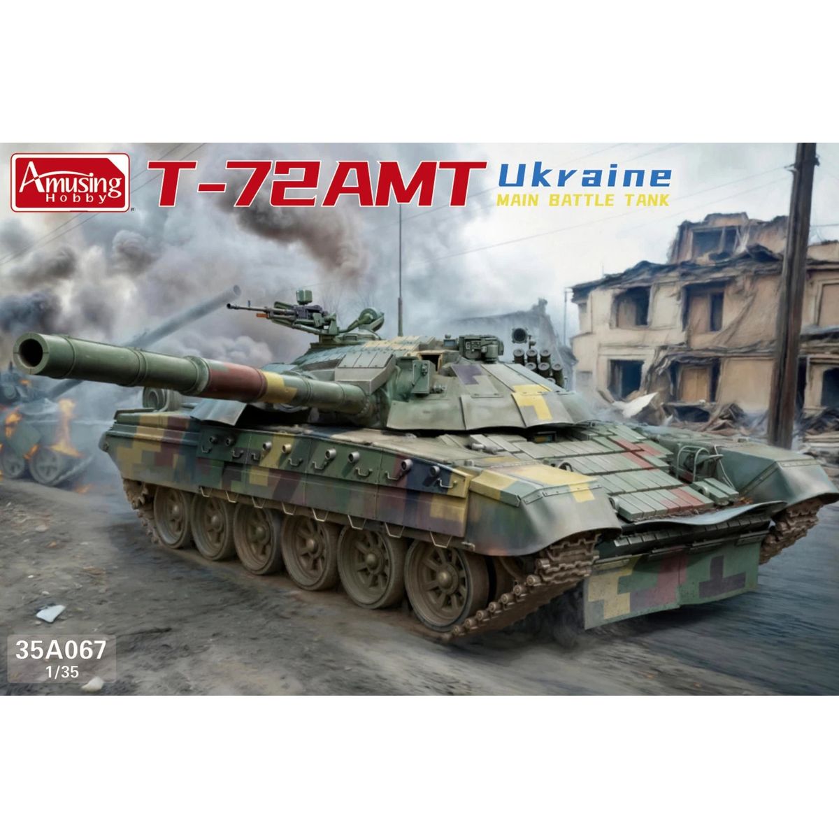 Model Kit Ukraine - Amusing Hobby 35A067 1/35 Tanque de