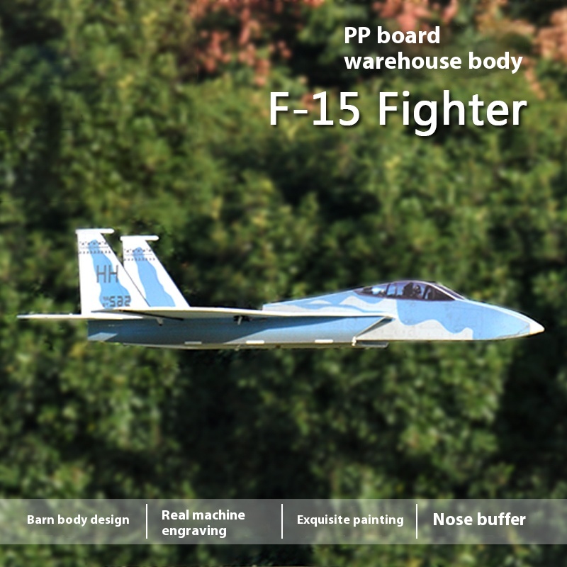 Model Kit Jet - F15 Fighter Jet 740mm envergadura Pp