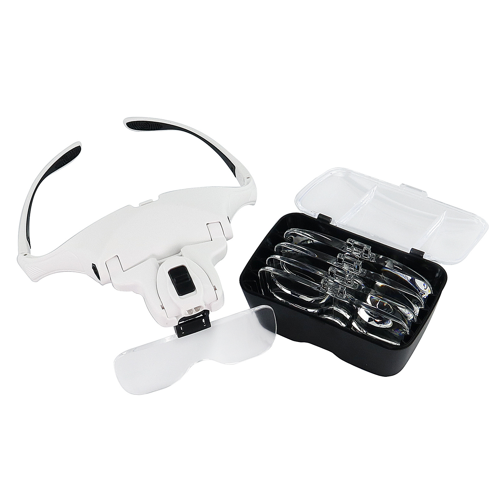 Magnifier With Light - 1.0X 1.5X 2.0X 2.5X 3.5X ajustable
