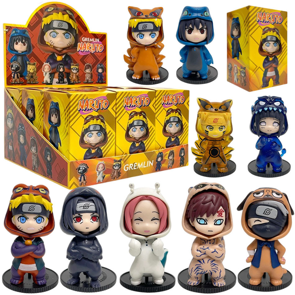 Model Kit Naruto - Anime 8cm Naruto 9 Uds conjunto