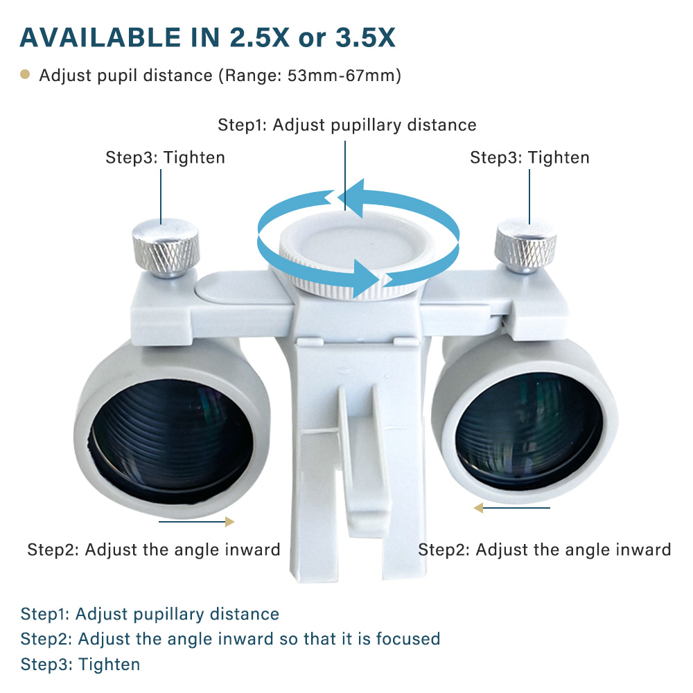 Lupas Binoculares Dentales LED - Magnifier With Light reseña y precio