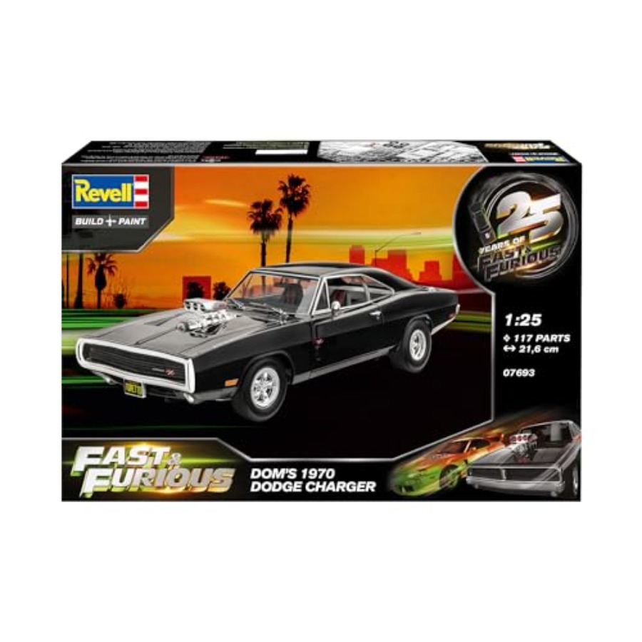 Modelo a Escala 1:25 del Dodge - Model Kit Dodge Charger reseña y precio