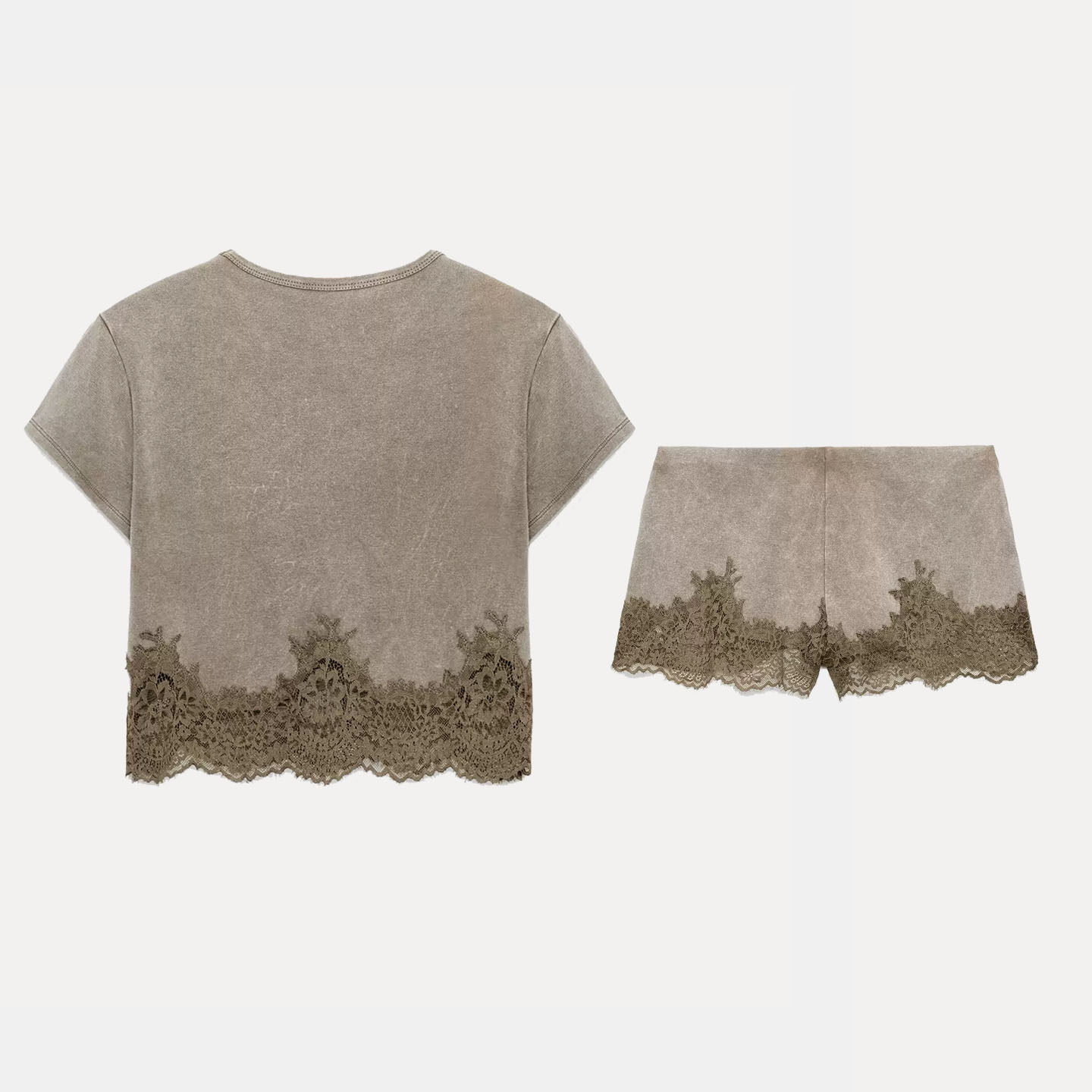 Conjunto de Top Corto y Pantal - Wash Effect Set reseña y precio