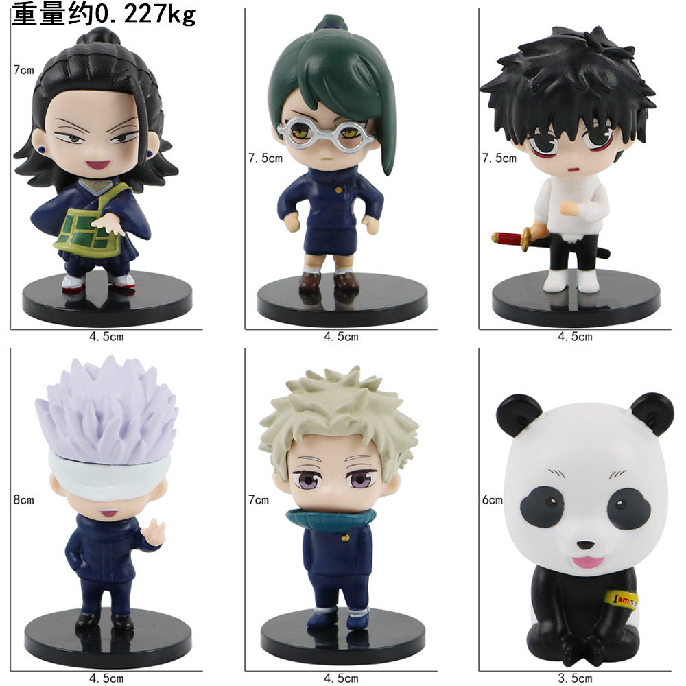 6 unids/set dibujos animados J - Model Kit Jujutsu Kaisen reseña y precio