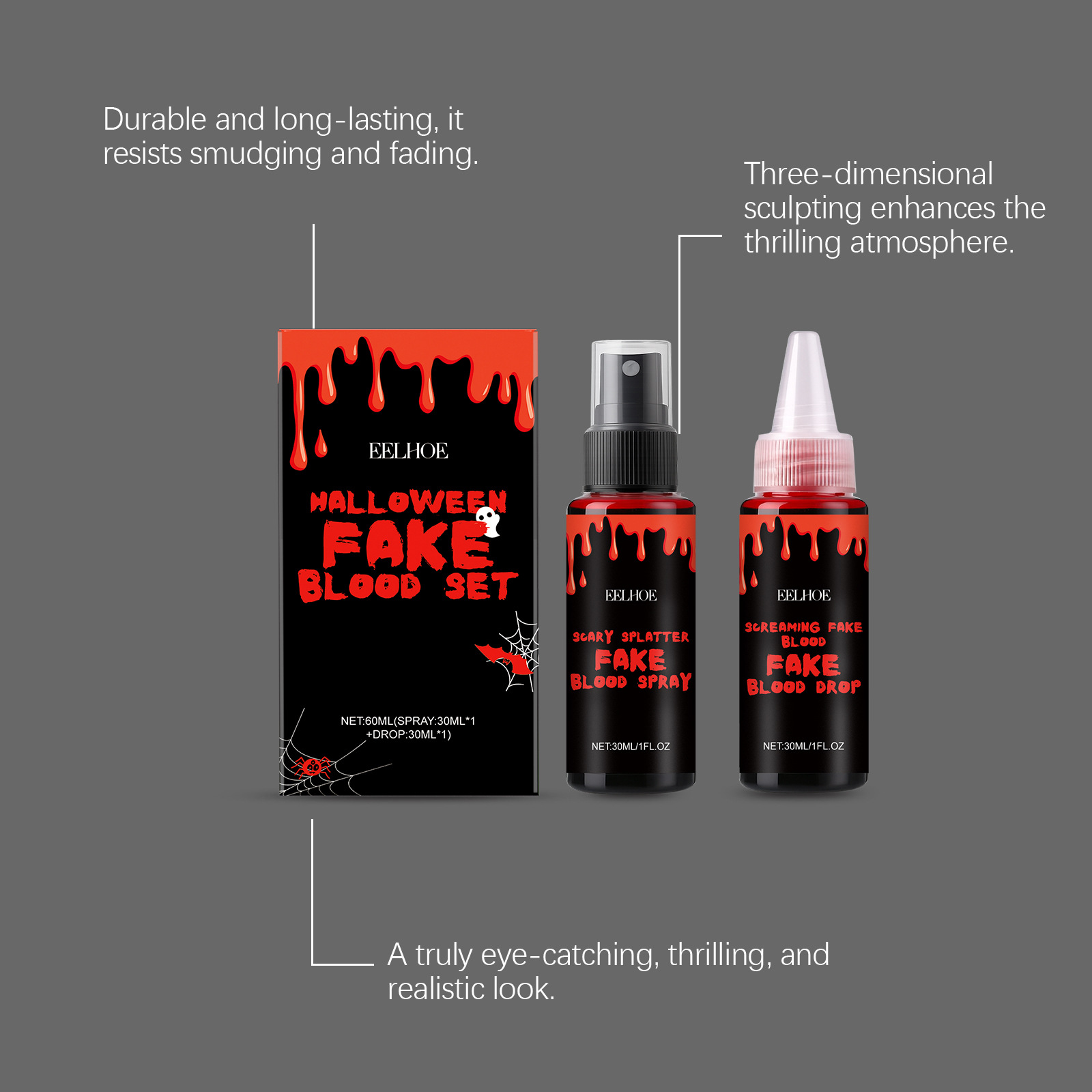 Juego de sangre falsa de Hallo - Wash Effect Set reseña y precio
