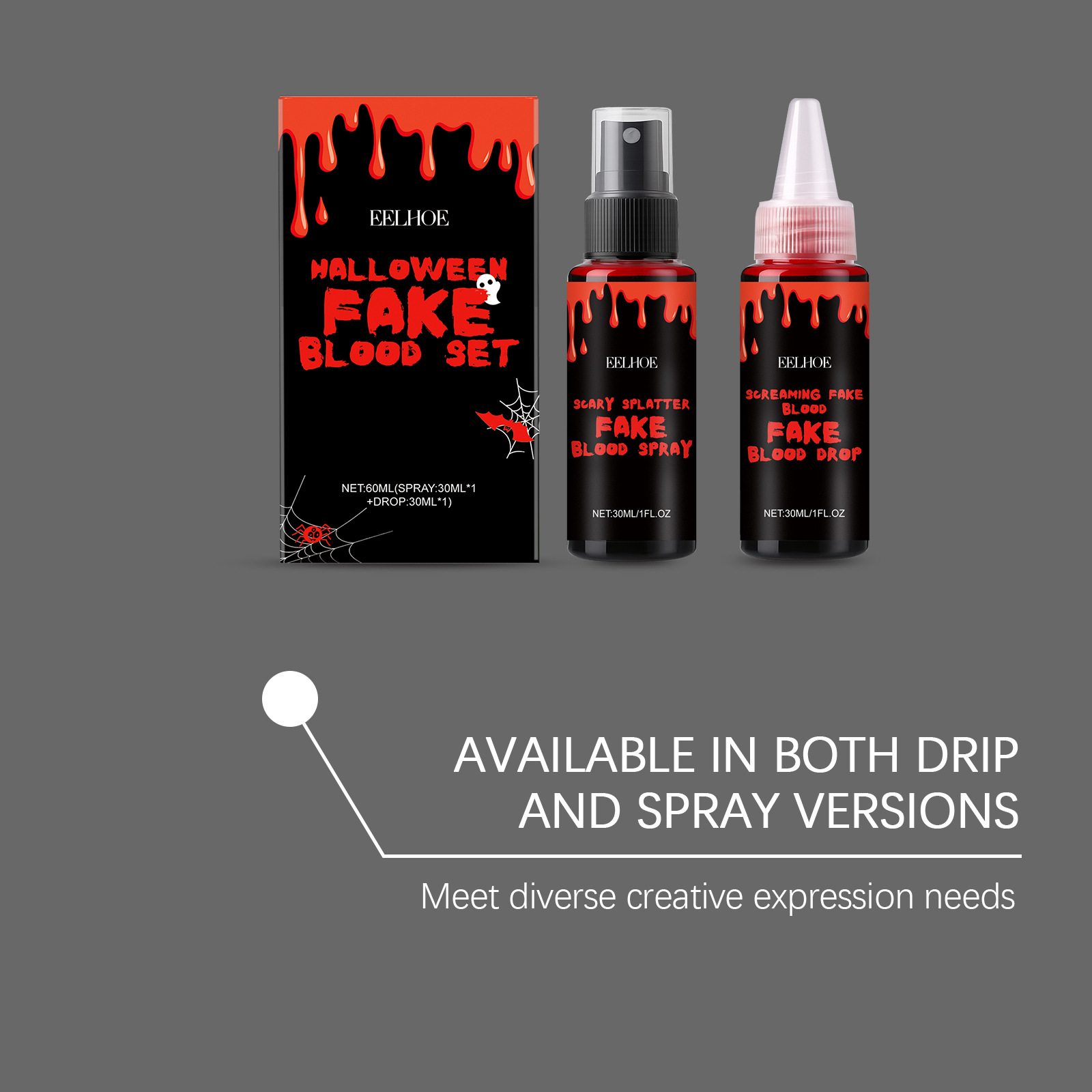 Juego de sangre falsa de Hallo - Wash Effect Set reseña y precio