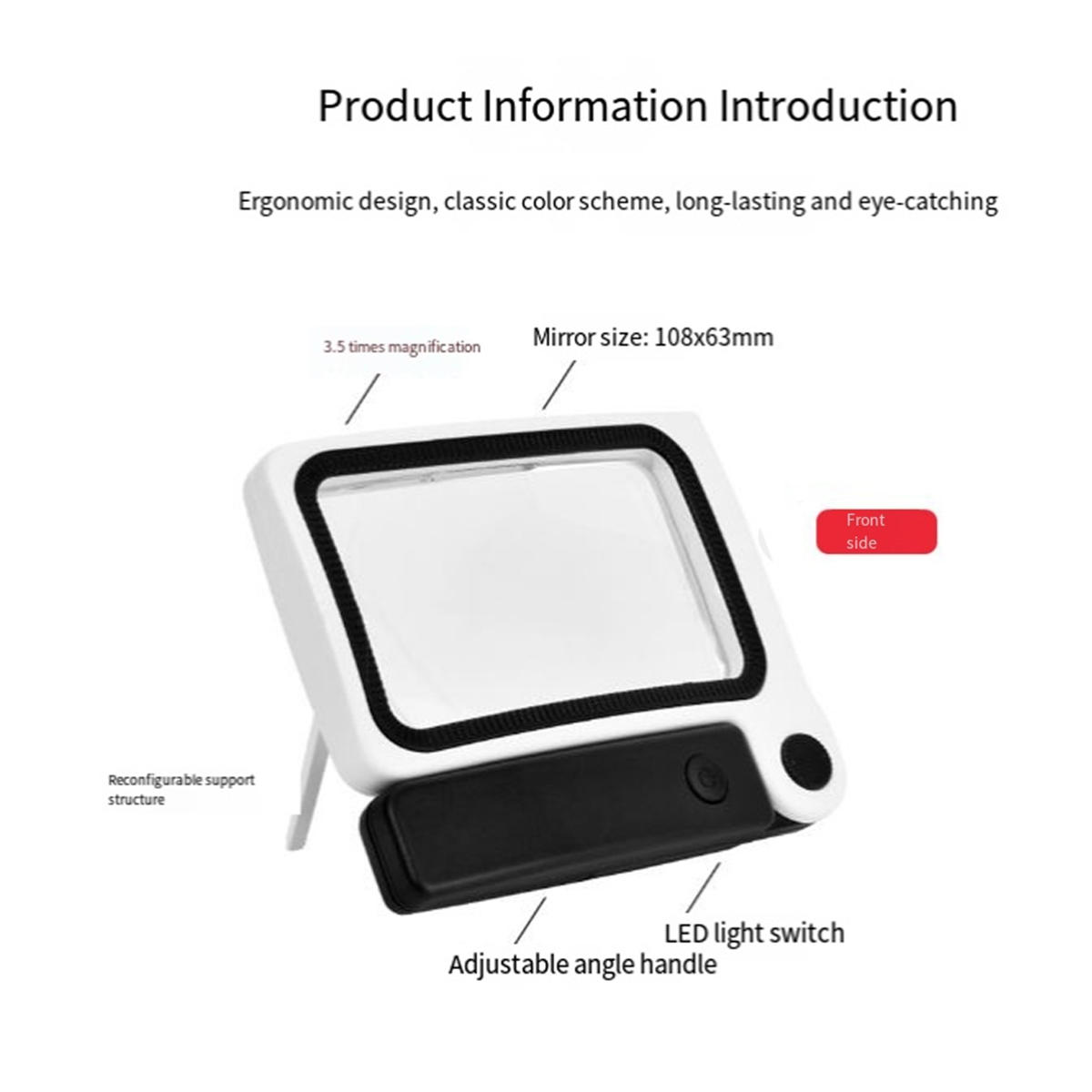 ABNJ 3.5X Lupa de mano profesi - Magnifier With Light reseña y precio