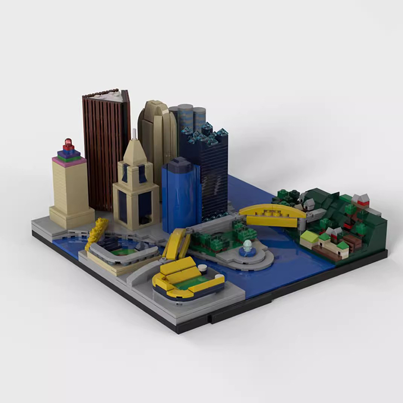 Bricklink-MOC City Skyline Arc - Lego Set Creator reseña y precio
