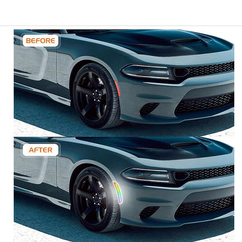 Luces LED RGB de Marcador Late - Model Kit Dodge Charger reseña y precio
