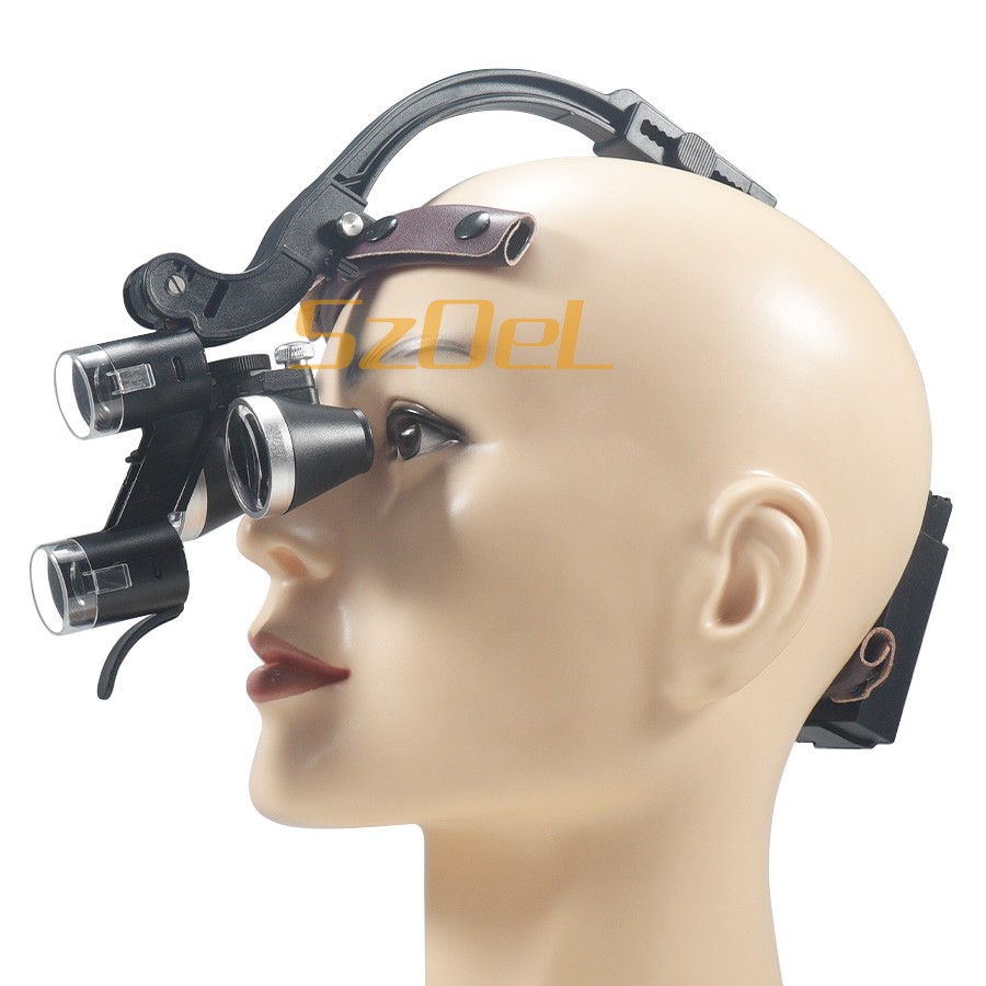 Binocular Dental con lupa de 2 - Magnifier With Light reseña y precio