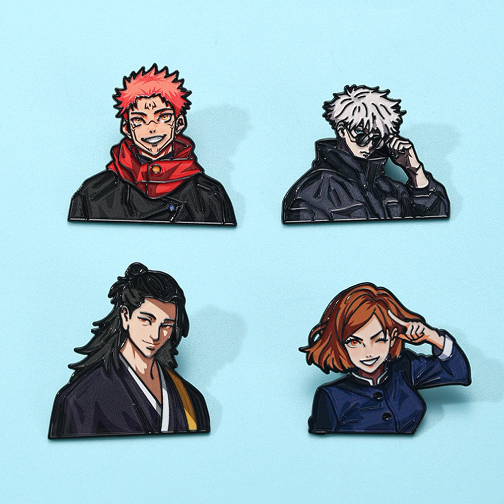 Set de 4 broches de anime Juju - Model Kit Jujutsu Kaisen reseña y precio