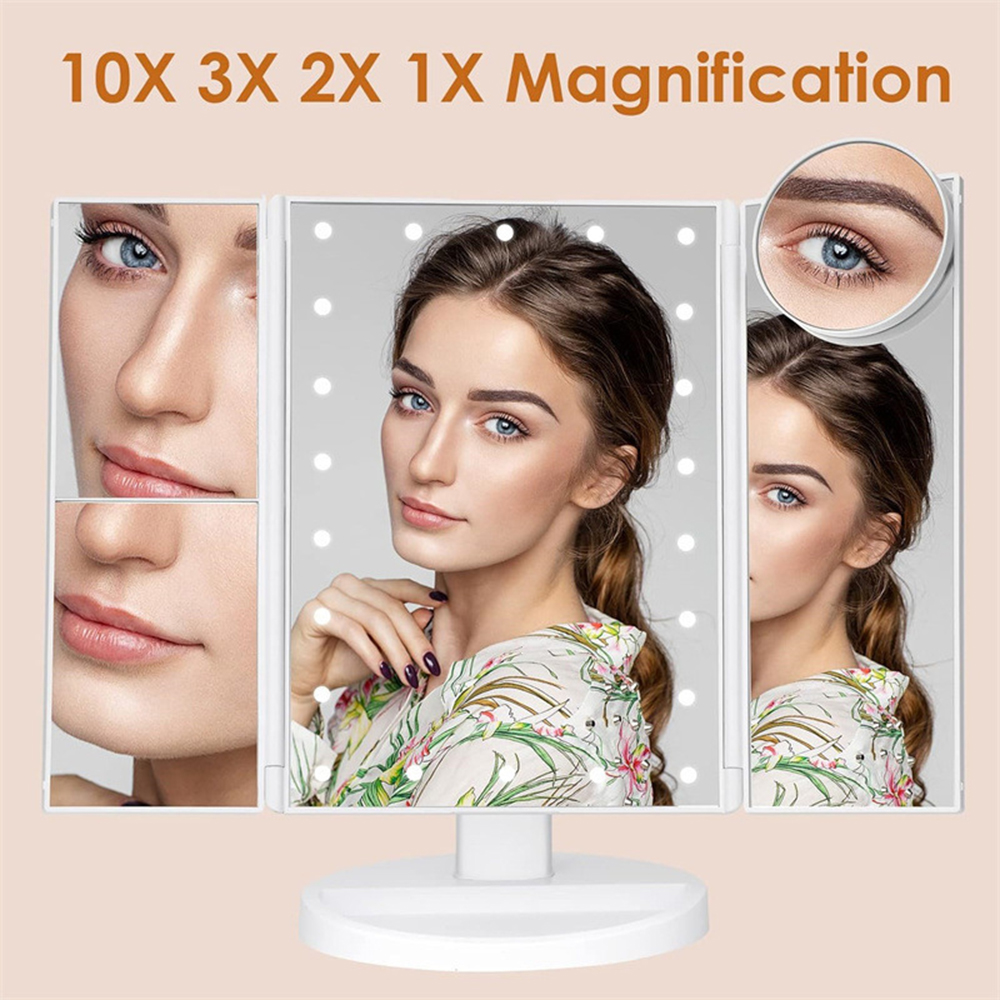 Espejo de Maquillaje Plegable  - Magnifier With Light reseña y precio