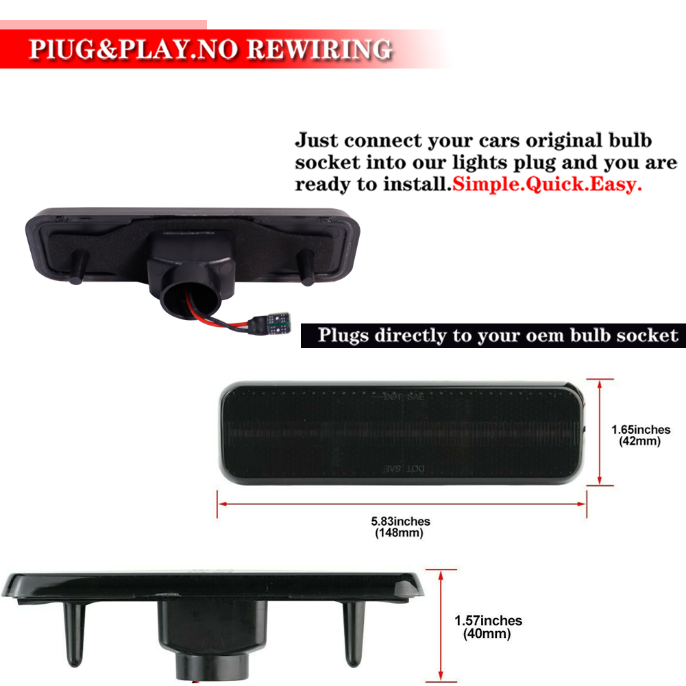 Luces de posición laterales de - Model Kit Dodge Charger reseña y precio