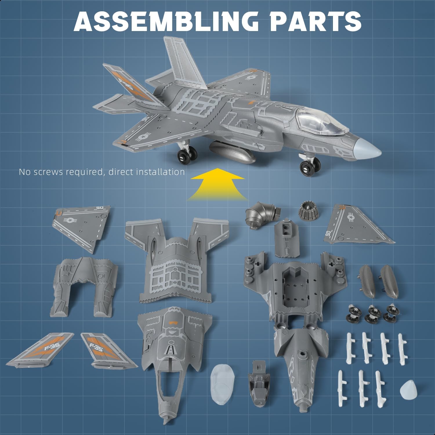 Kit de Modelo de Avión de Comb - Model Kit Jet reseña y precio