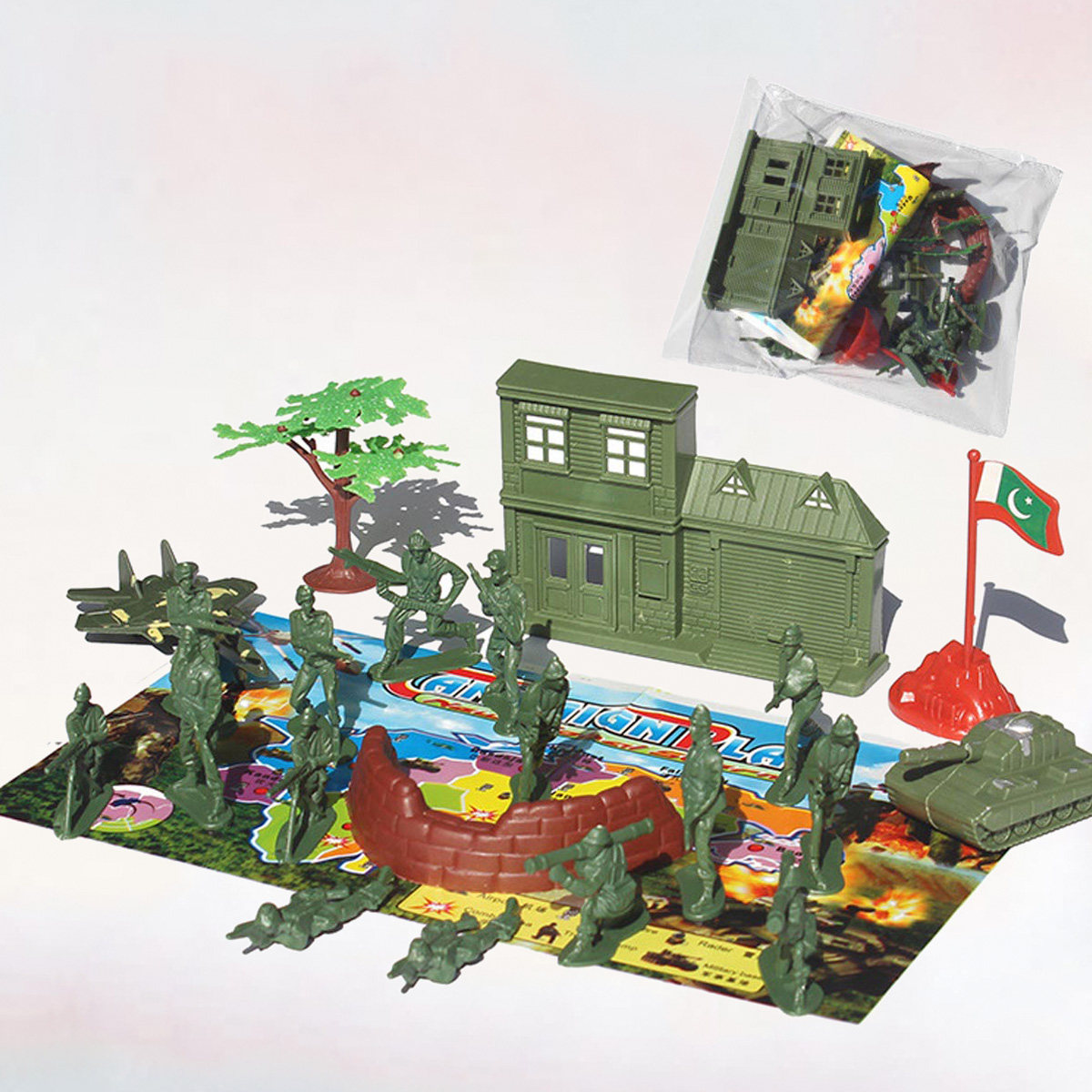 Juego de 21 Figuras de Soldado - Model Kit Figures reseña y precio