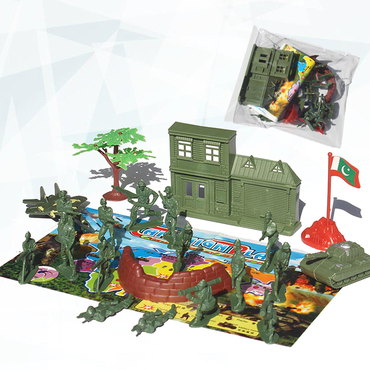 Juego de 21 Figuras de Soldado - Model Kit Figures reseña y precio