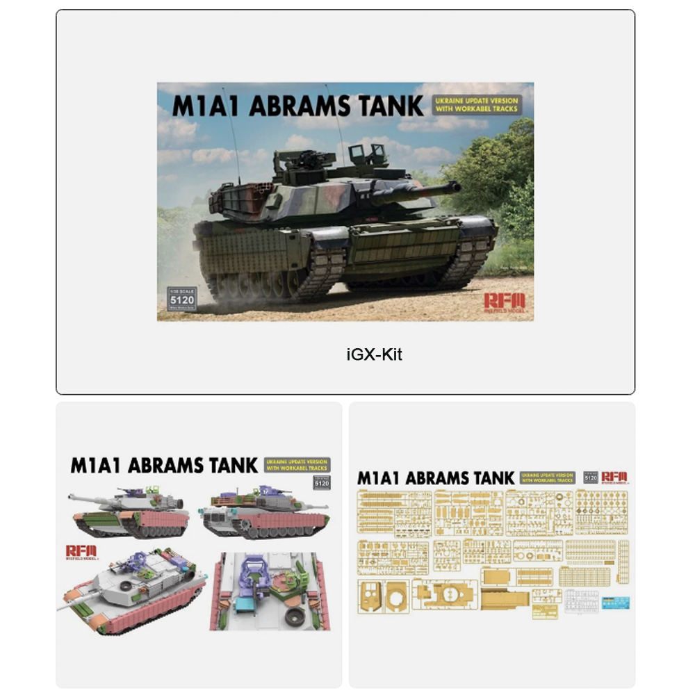 Rye Field 5120 Escala 1:35 M1A - Model Kit Ukraine reseña y precio