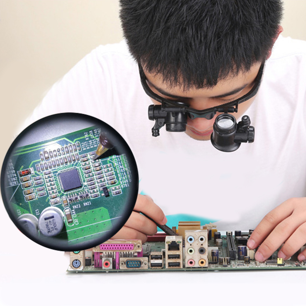 Lupa para la cabeza de 10-25X  - Magnifier With Light reseña y precio
