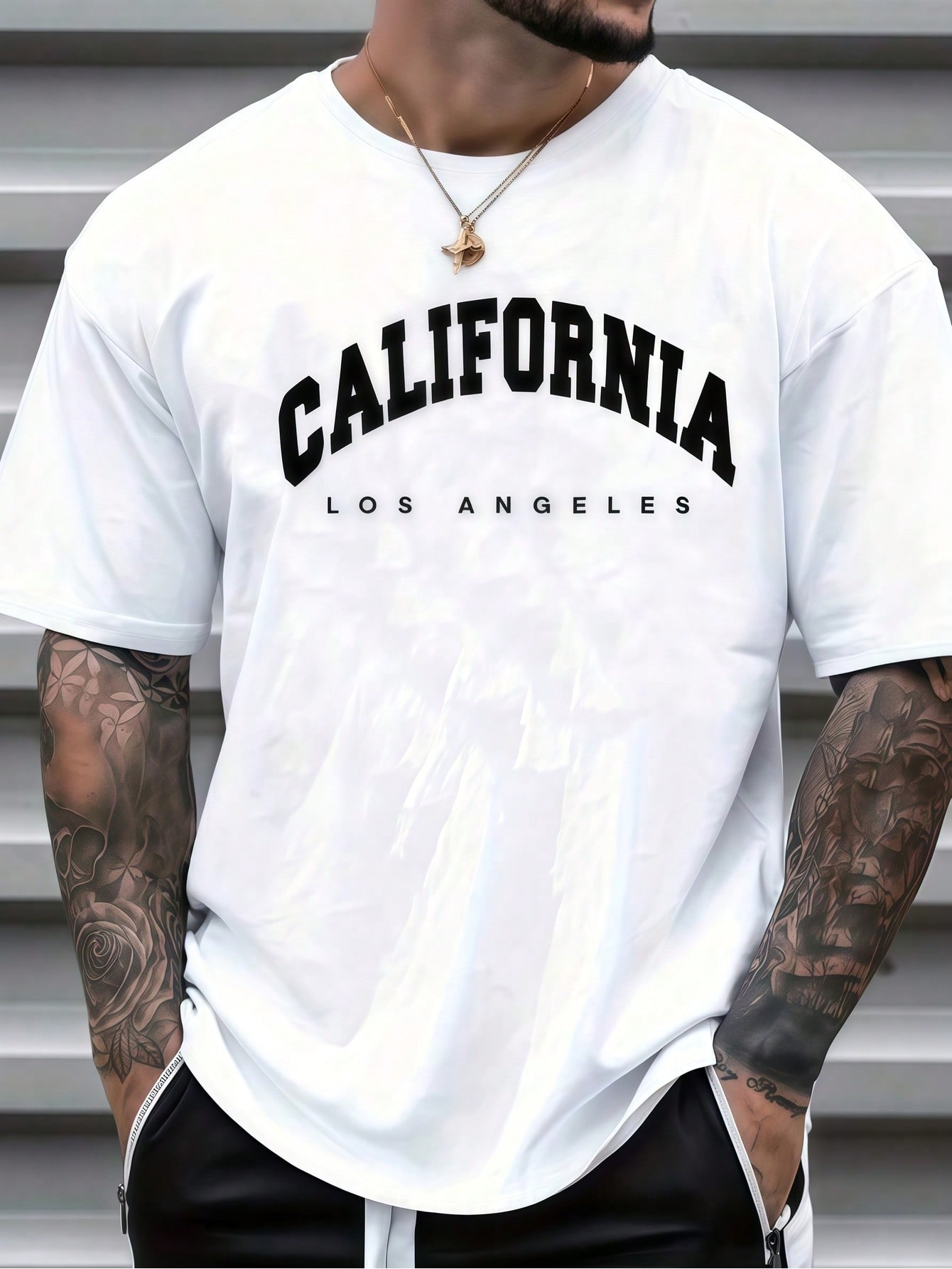 1 camiseta blanca con estampad - Wash Effect Set reseña y precio